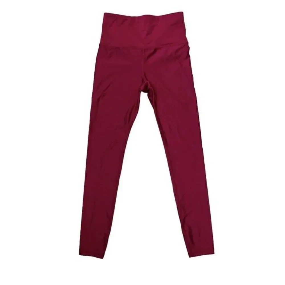 Athleta Womens Elation Shine Tight Leggings High Waist 26” Pink Cyclamen Small